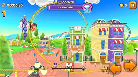 主题公园过山车最新版