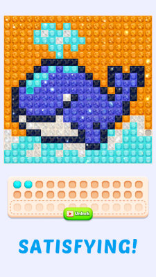 jewel coloring拼豆游戏