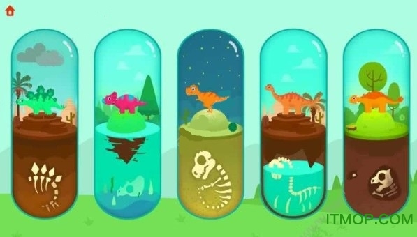 挖掘侏罗纪恐龙游戏