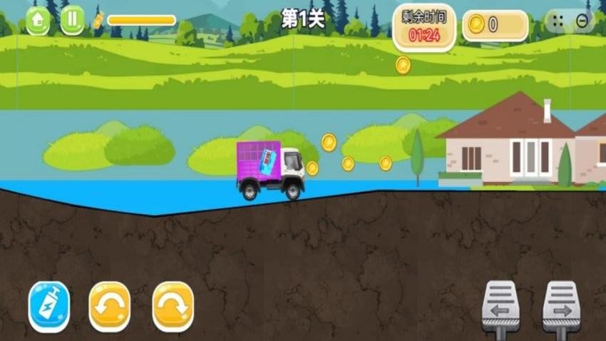 我在山地飙卡车