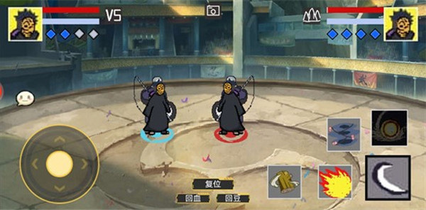 像素火影红面具