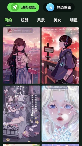 来玩壁纸秀绿色版