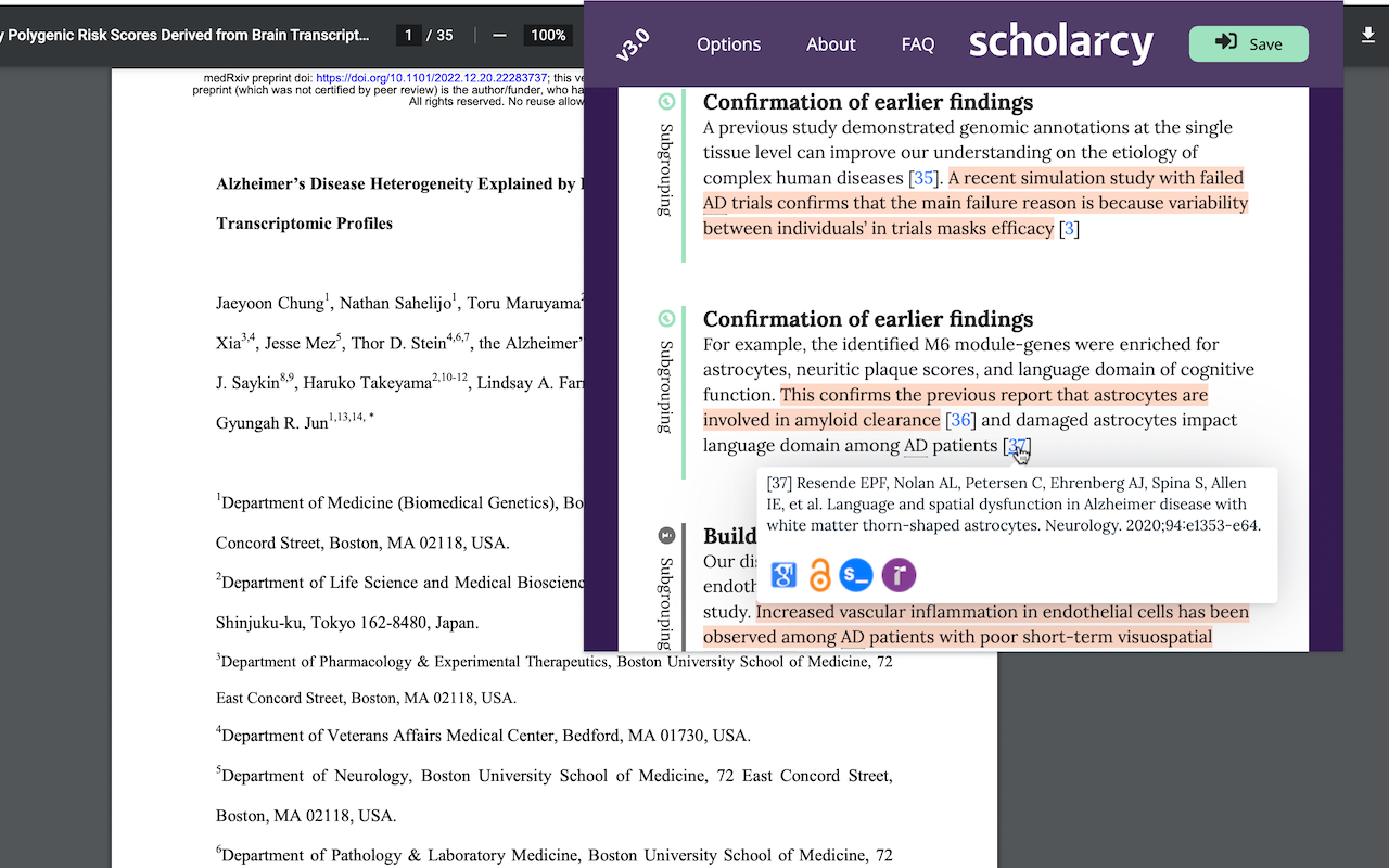 Scholarcy Browser Extension