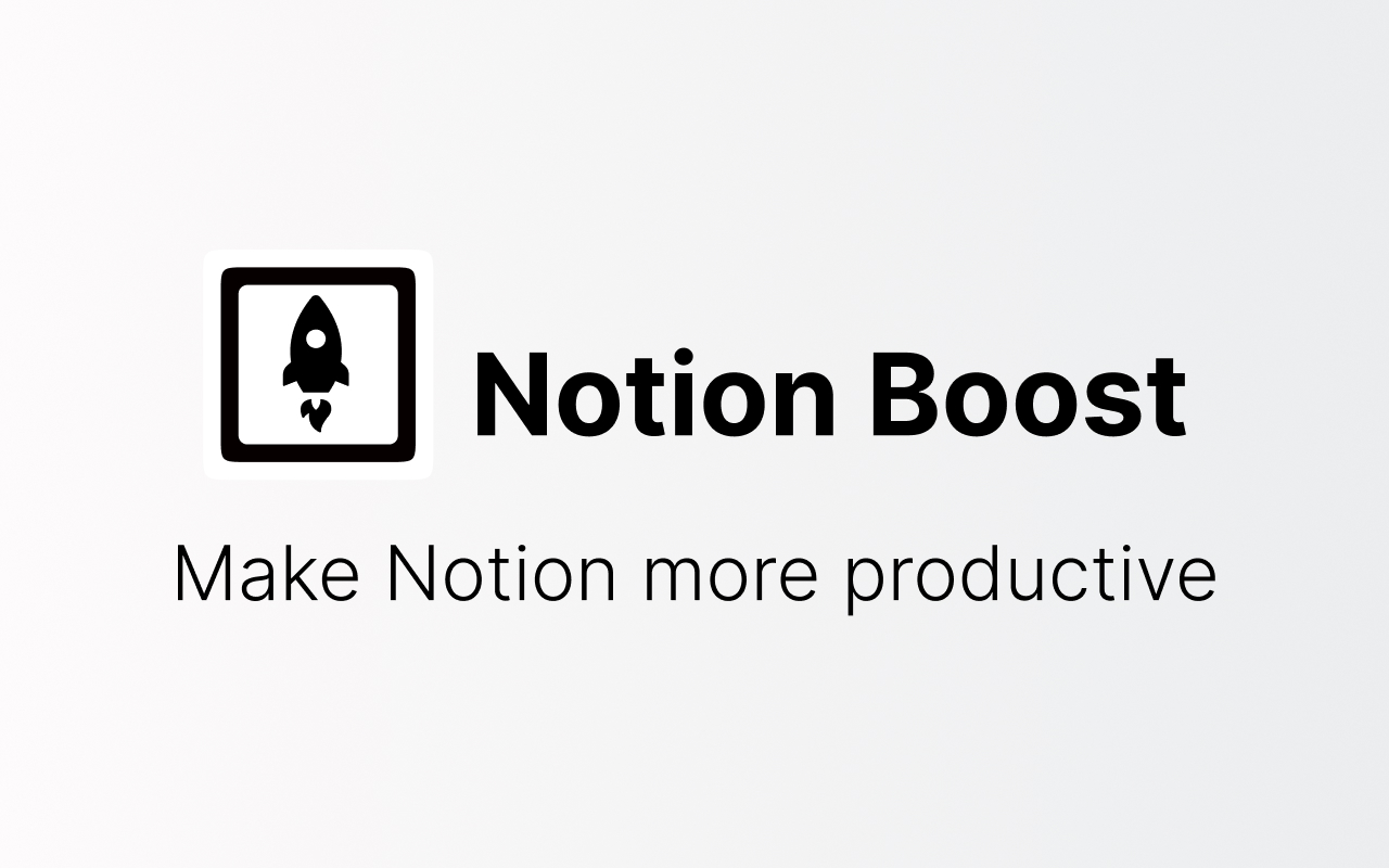 Notion Boost