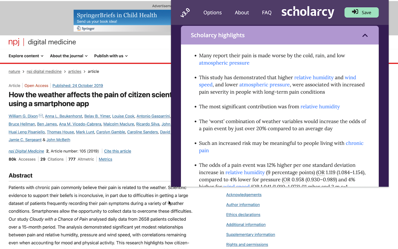 Scholarcy Browser Extension