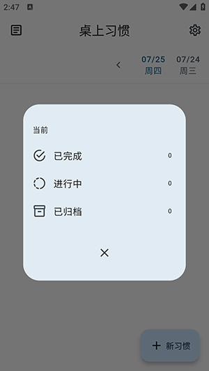 桌上习惯(Table Habit)
