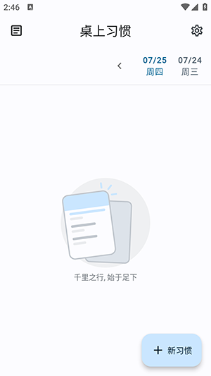 桌上习惯(Table Habit)