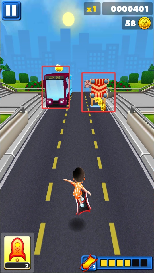 城市滑板少年跑酷