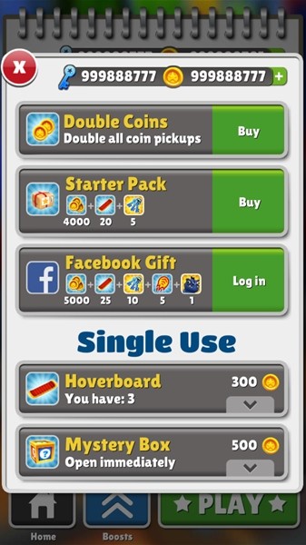 地铁跑酷里约版无限金币版