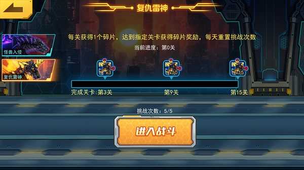每日副本界面