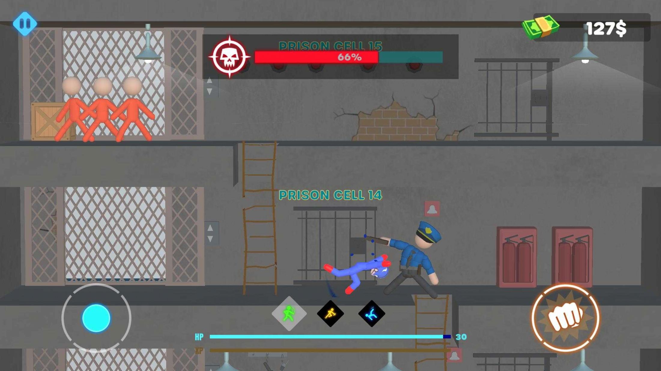 火柴人逃脱地狱监狱(Stickman Escape)游戏