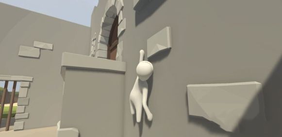 humans fall flat