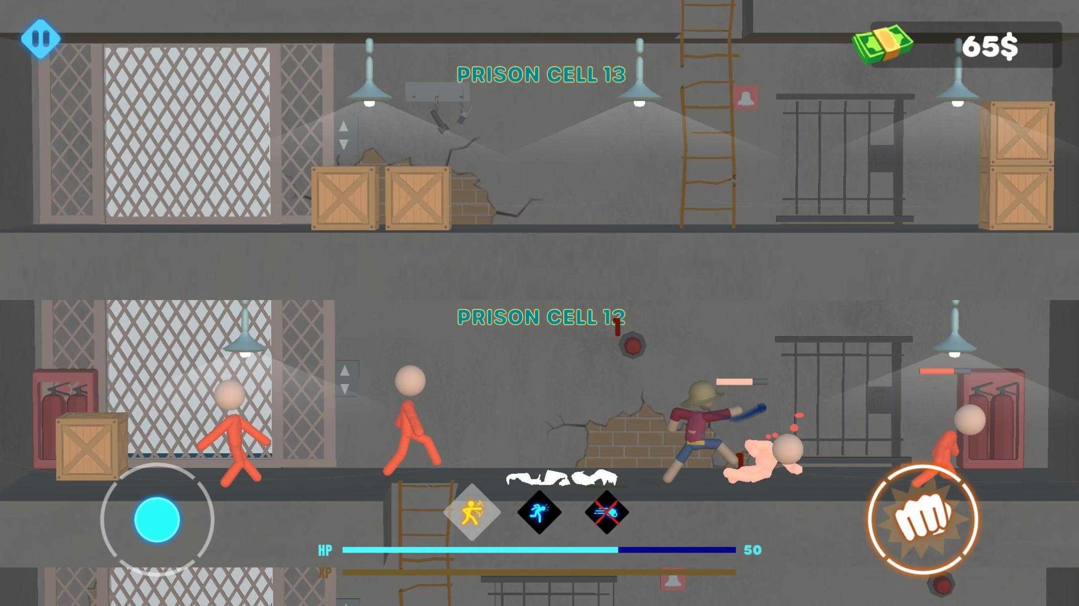 火柴人逃脱地狱监狱(Stickman Escape)游戏