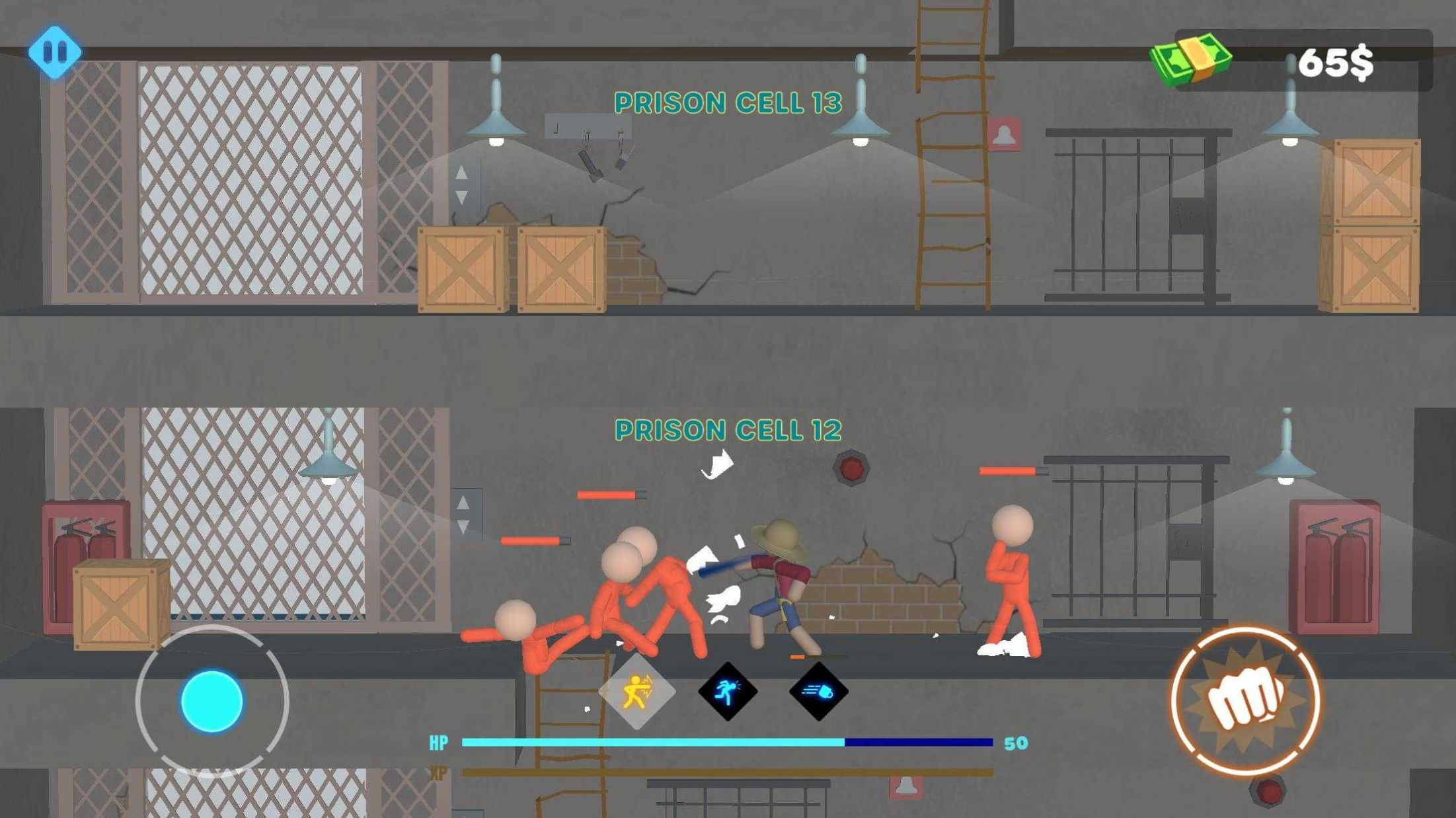 火柴人逃脱地狱监狱(Stickman Escape)游戏