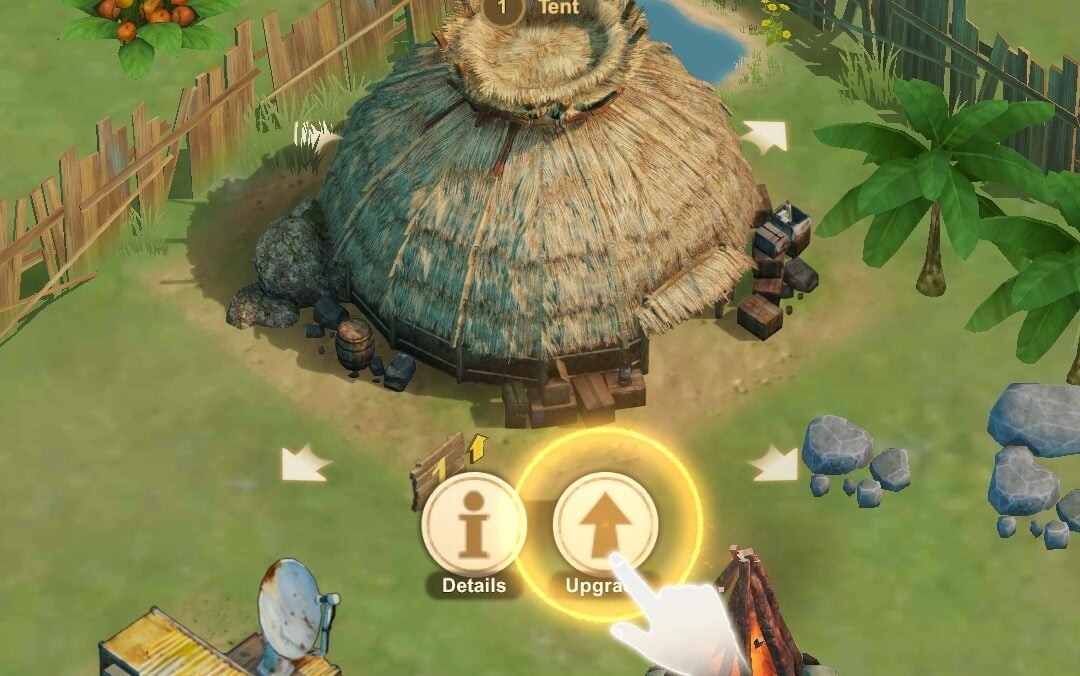 建筑升级界面