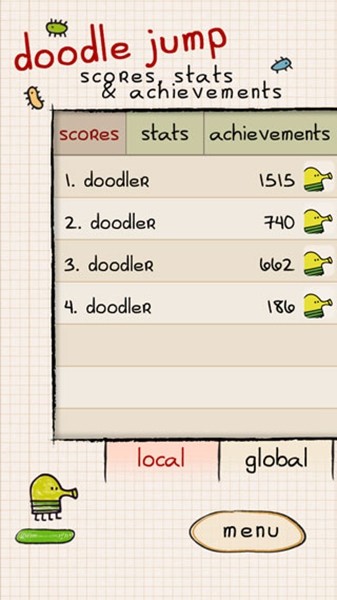 Doodle Jump(涂鸦跳跃)