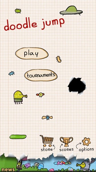 Doodle Jump(涂鸦跳跃)