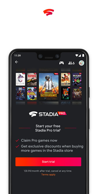 stadia云游戏平台