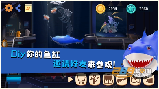 蓝苹果海洋破解版无限金币钻石免费版v1.7破解版