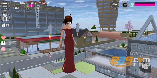 SAKURA SchoolSimulator樱花校园模拟器雪屋最新免费版v1.038.05安卓版