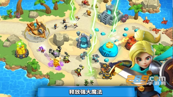 狂野天空塔防英雄游戏安卓无敌版v2.4