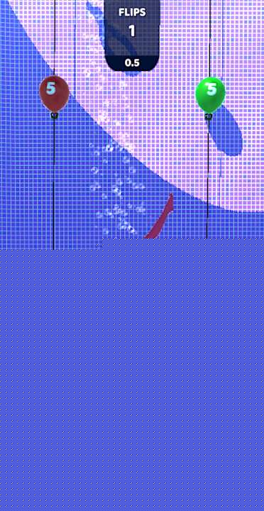紫色跳水员