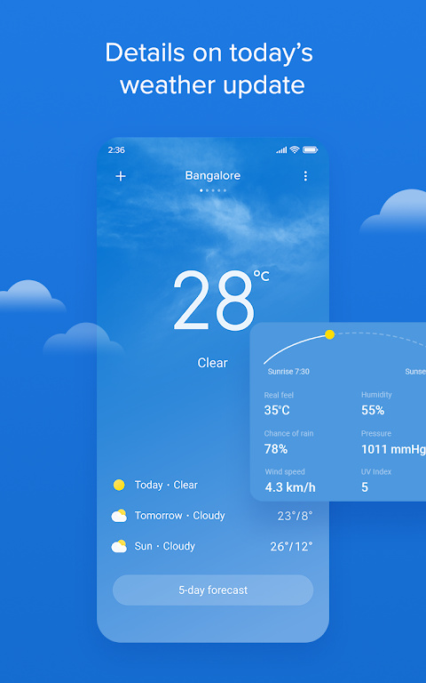 小米天气预报