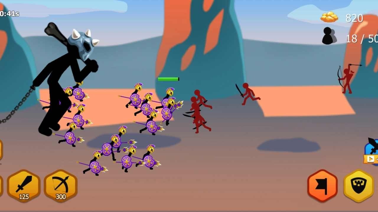 棍棒战争无限金币钻石修改版(Stick War Tower)