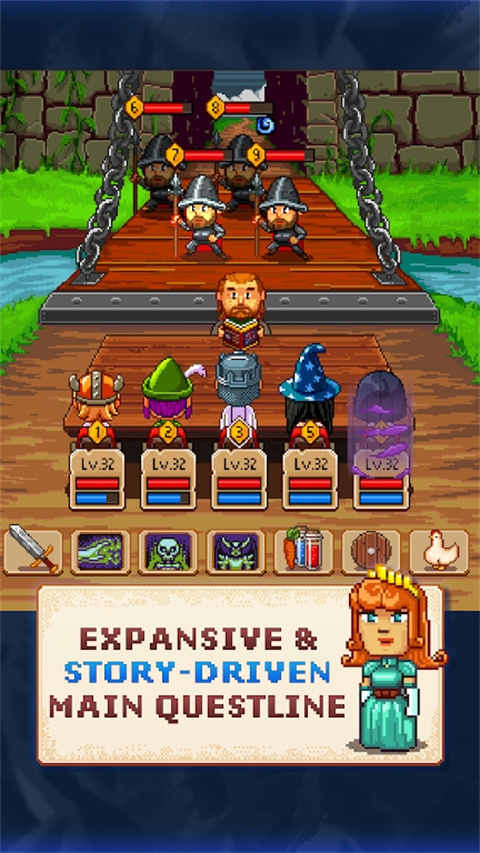 骑士经理2手游(Knights of Pen and Paper 2)