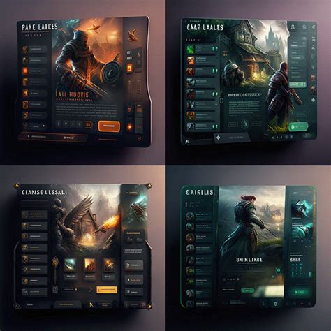 games launcher ui ux … behance.net