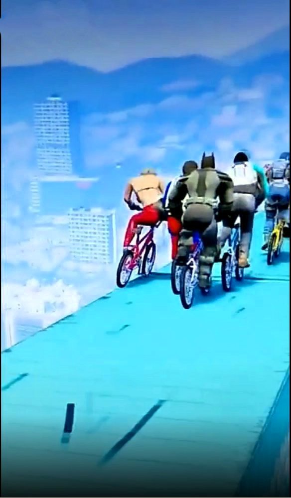 抖音爆笑自行车大赛