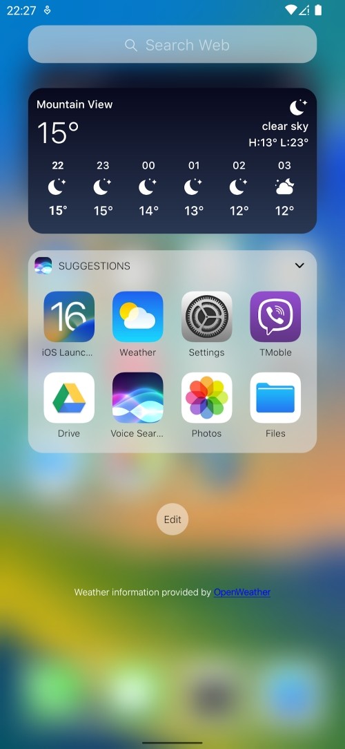 Launcher iOS 16去广告版