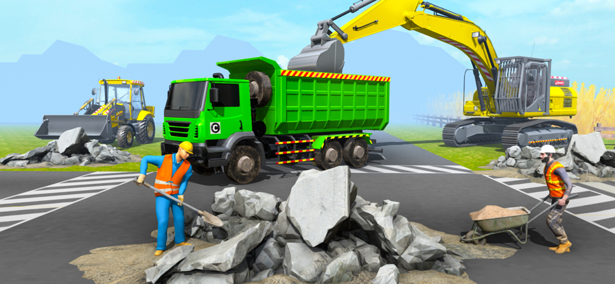 城市道路建设 3D 游戏 ios版