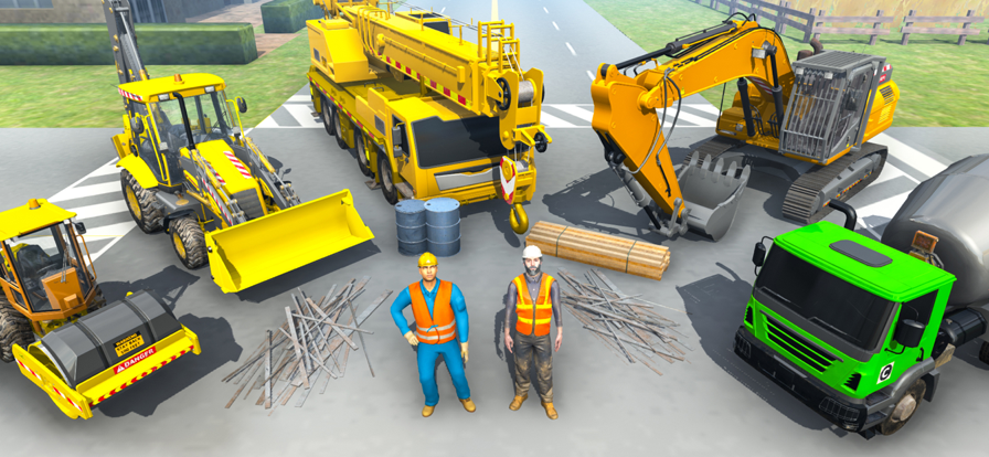 城市道路建设 3D 游戏 ios版