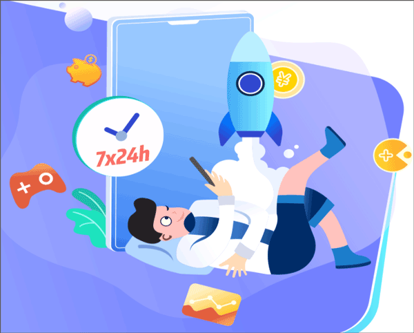 7x24小时运行示意图