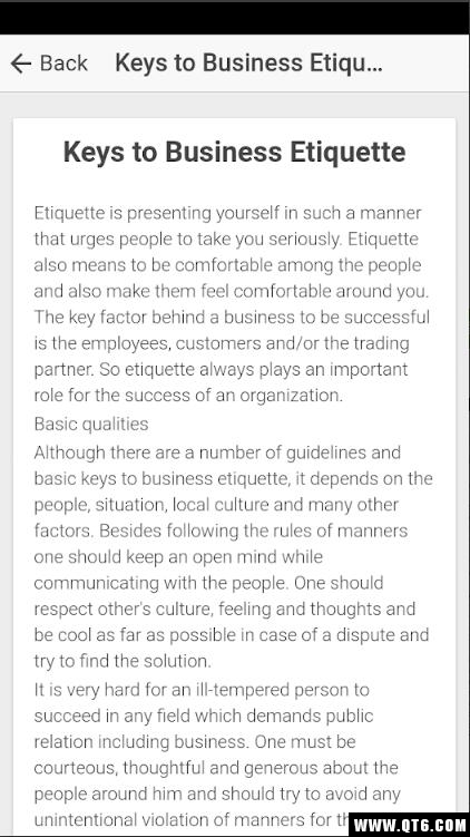 Business Etiquette(办公室礼仪) 1.0手机版