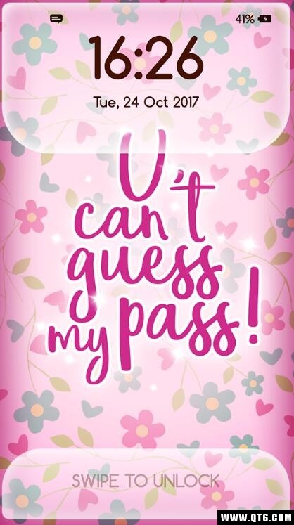 Girly Lock Screen Wallpaper with Quotes(屏幕锁屏壁纸消息) 3.2安卓版