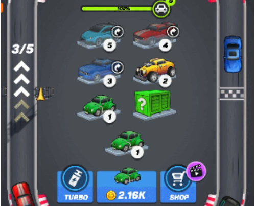 Merge Round Racers游戏画面
