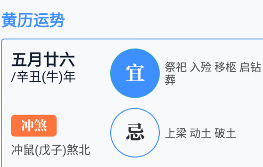 天气界面展示图