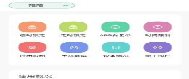 青柠守护界面示意图