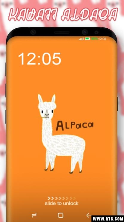 Kawaii Blue Cute Cartoon Wallpaper Theme(可爱的羊驼壁纸) 1.0.2安卓版