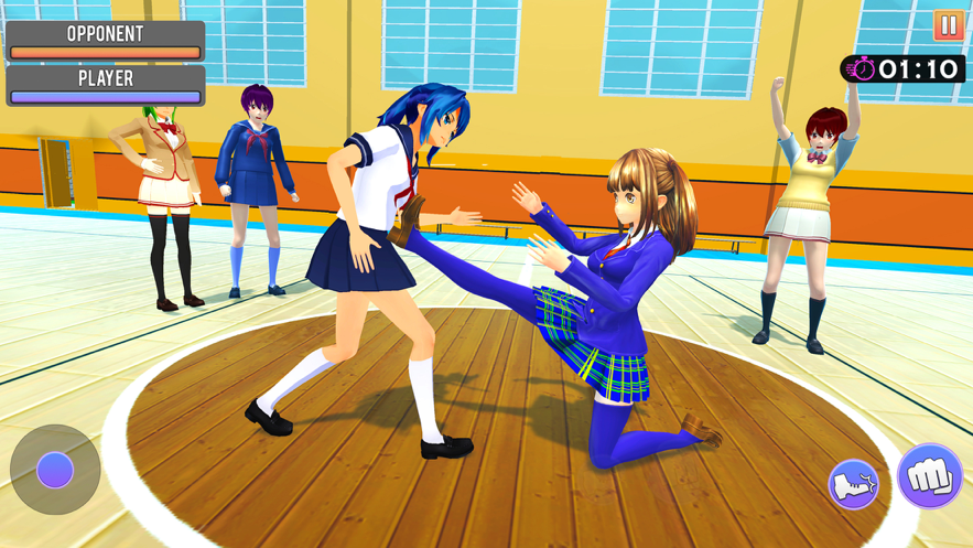 动漫女孩生活高中3D ios版