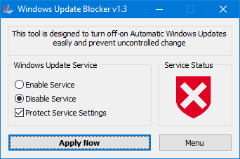 Windows Update Blocker（禁止系统更新工具）