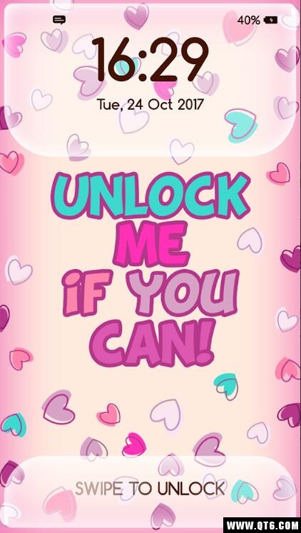 Girly Lock Screen Wallpaper with Quotes(屏幕锁屏壁纸消息) 3.2安卓版