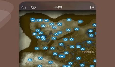 塞尔达传说攻略界面示意图