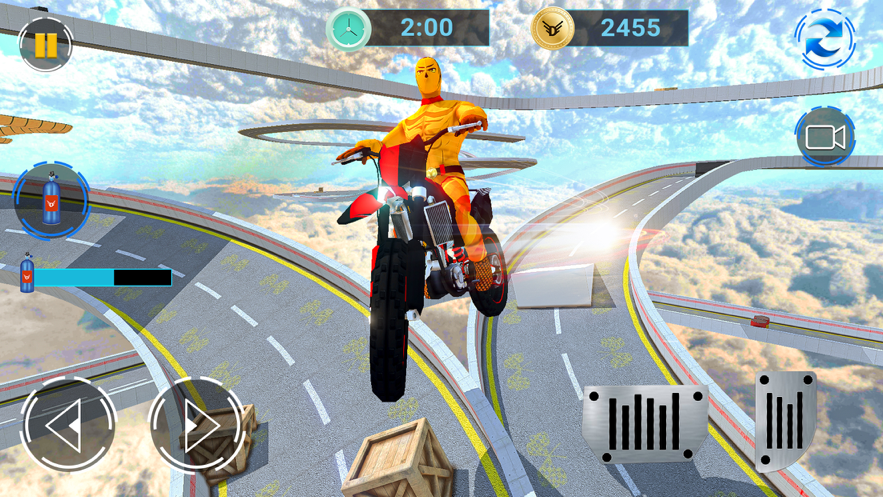 超级英雄蜘蛛特技自行车 2 ios版