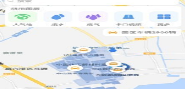 智慧化工园区界面示意图