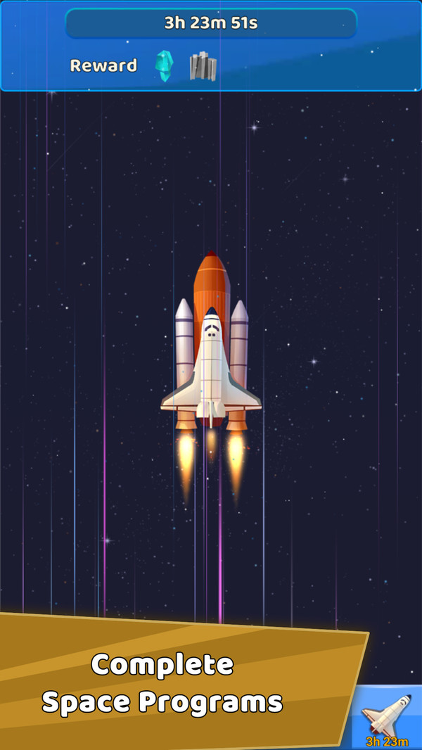 闲置太空竞赛app