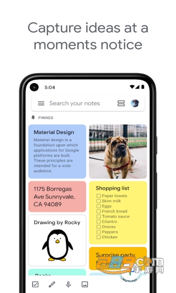 Google Keep谷歌笔记app安卓下载2023最新免费版v5.22.452.00.90安卓版