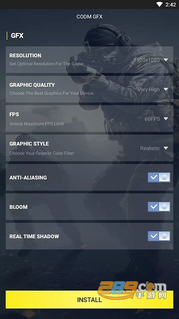 GFX Tool Pro For COD(使命召唤画质修改)中文汉化版v1.0安卓版